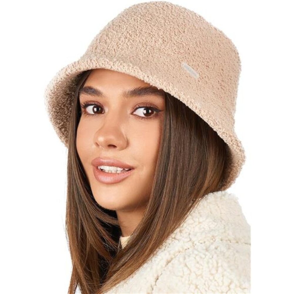 Fuzzy Bucket Hat for Women - Winter Plush